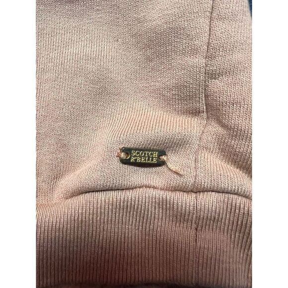 Scotch & Soda scotch R’belle girl 6 fringe shoulder diamond fuzzy fluffy cozy - Picture 4 of 7